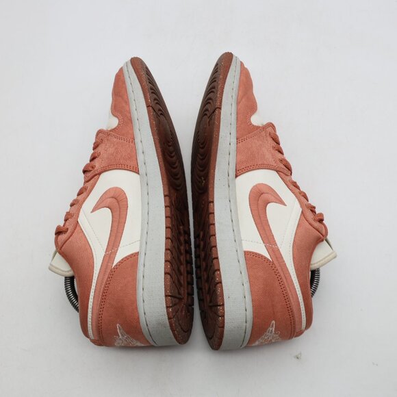 Nike Air Jordan 1 Low SE  Canvas Sky Orange Women's Size 11 Sneakers FN3722-801 - Picture 6 of 10